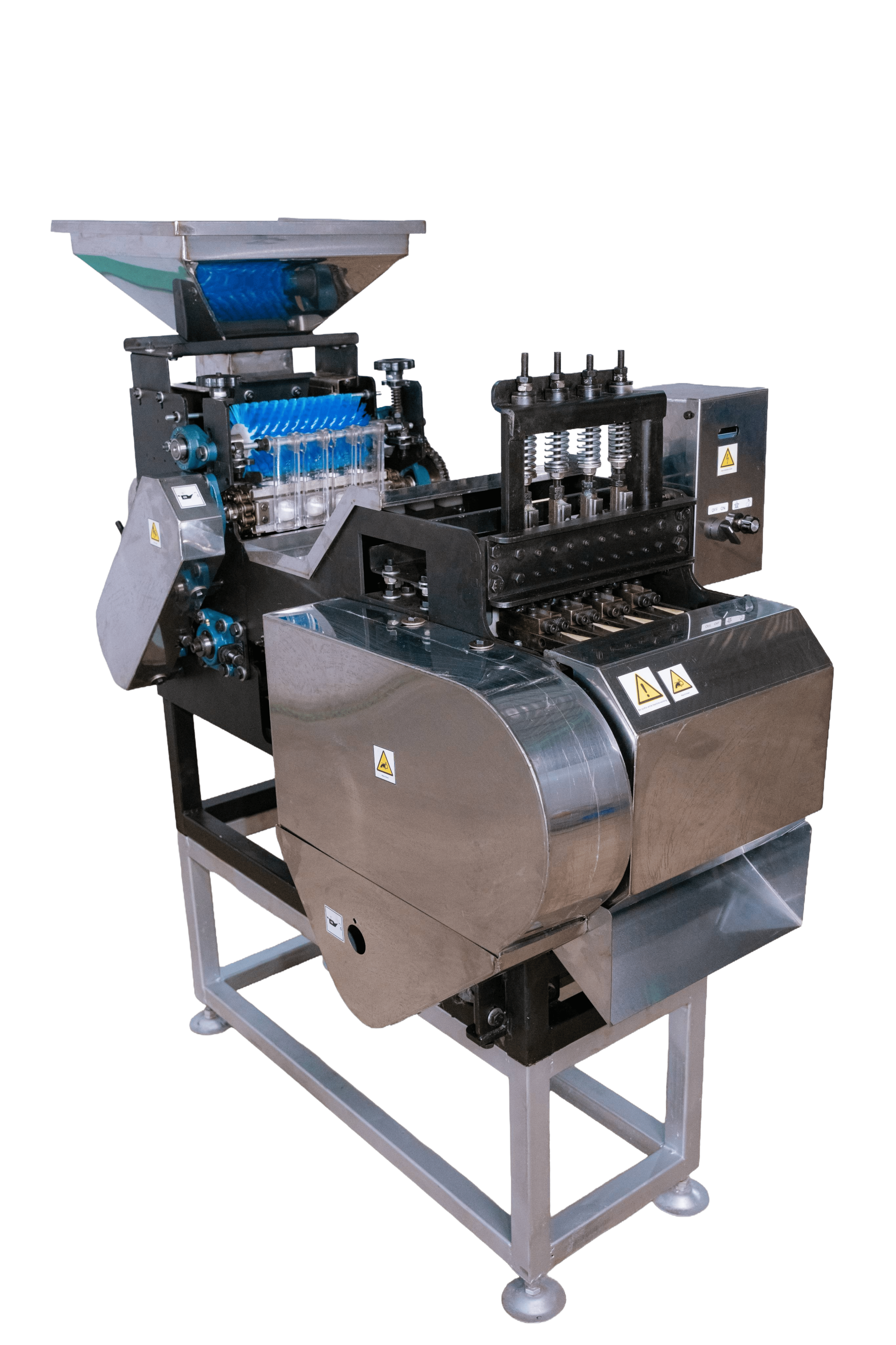 Vietnam 4-Blade Cashew Cutting Machine - Front View